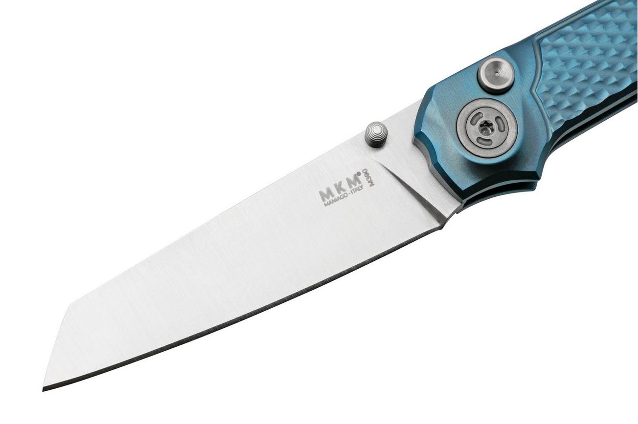 MKM Miura Blue Titanium, Satin MI-TBL zakmes, Simone Tonolli design