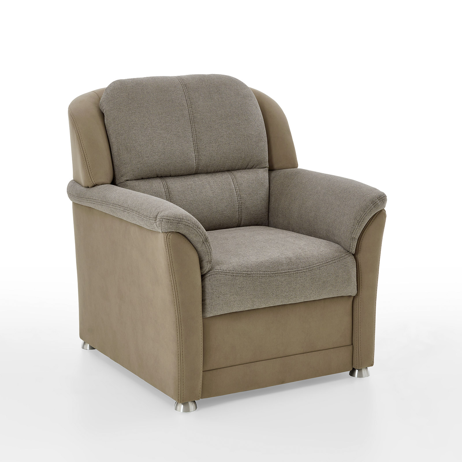 polsterpower Sessel - mandel-stone - Federkern