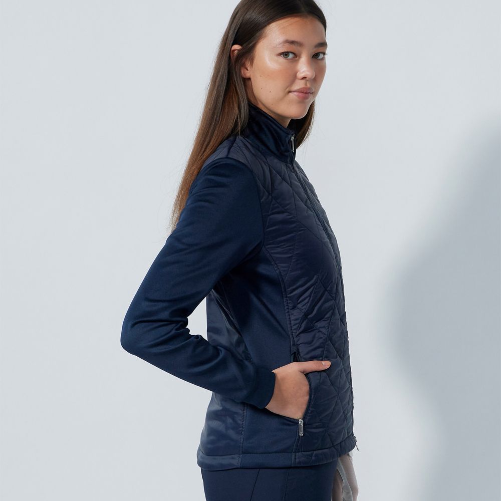 Flex Polstret Jakke Dame Navy