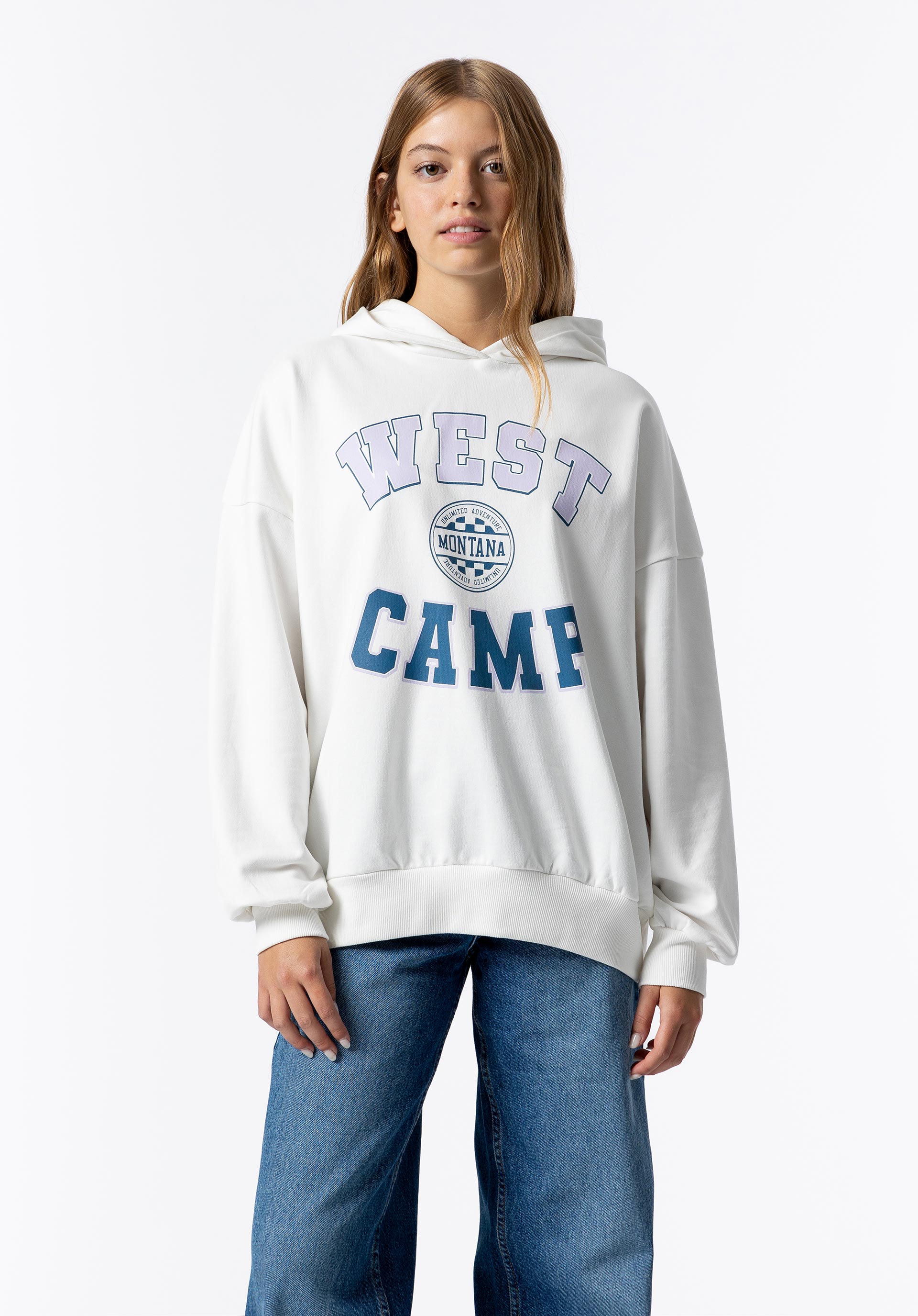 Hoodie com Estampado Frontal