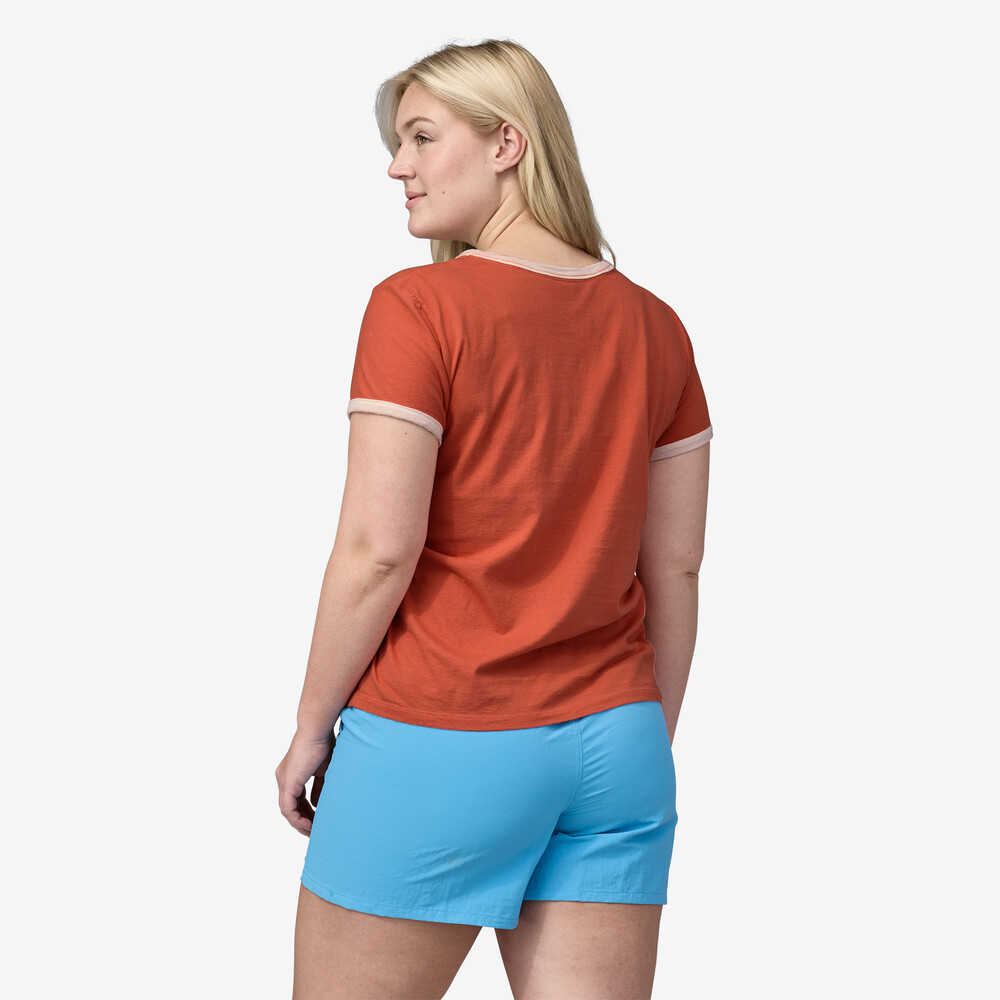 Damen-Bio-Ringer-T-Shirt „Earth Love“
