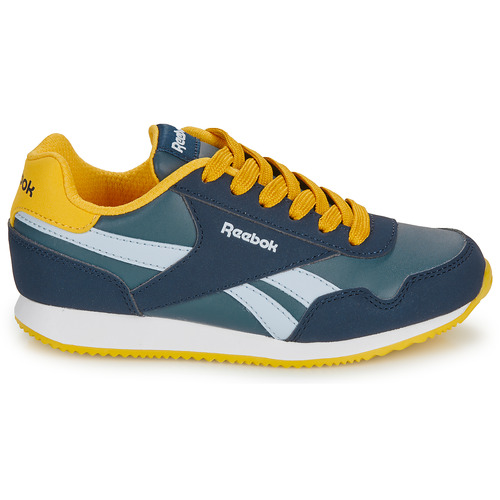 Reebok Classic - REEBOK ROYAL CL JOG 3.0 1V - Blanc / Bleu / Jaune