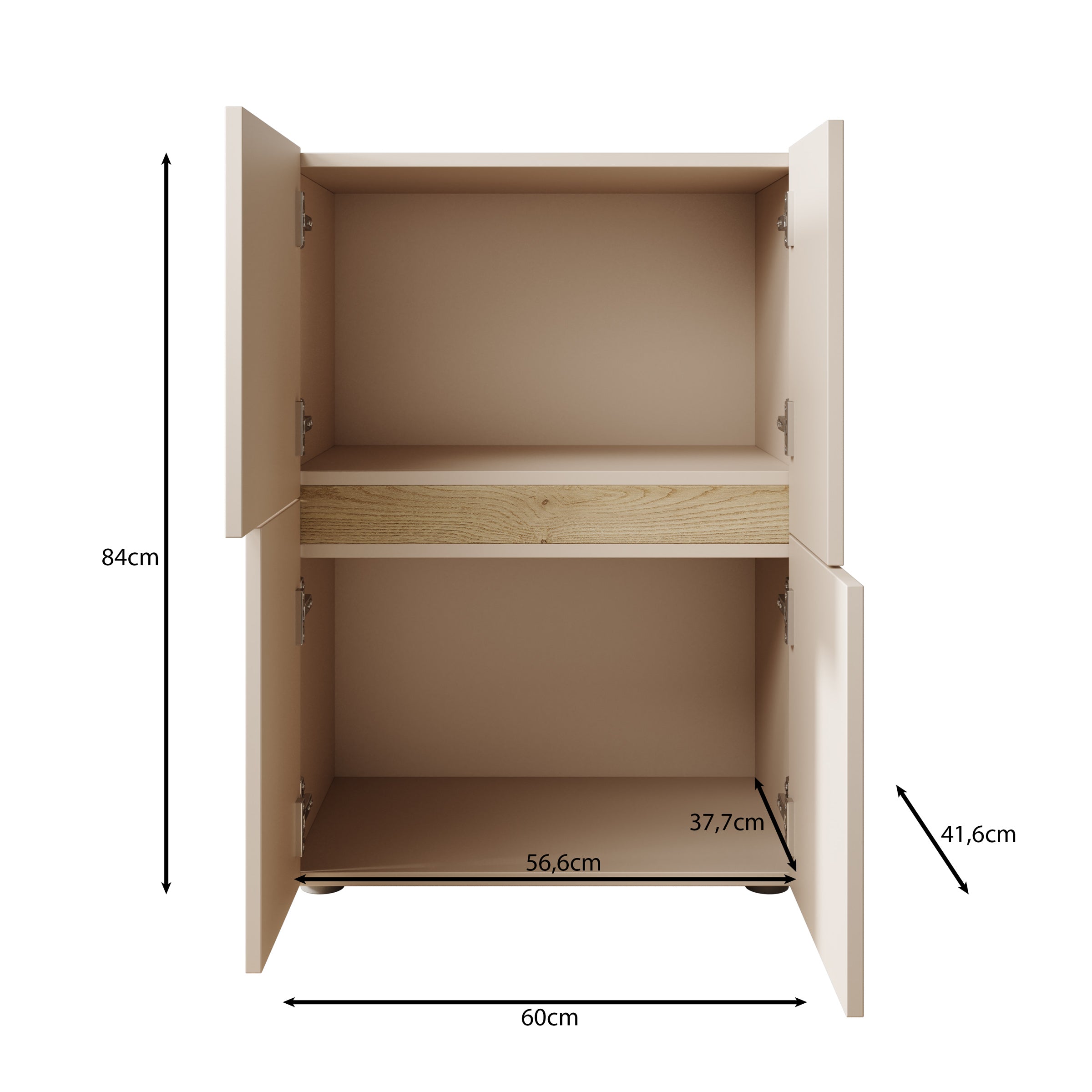 Lombok - Dressoir - Groen - 60x42x84 cm