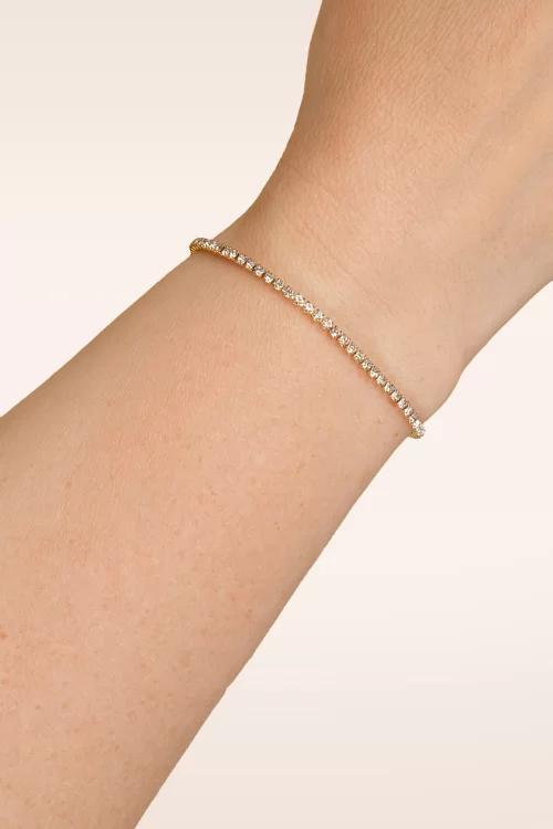 Day&Eve by Go Dutch Label Small Shiny Stones armband in kristal