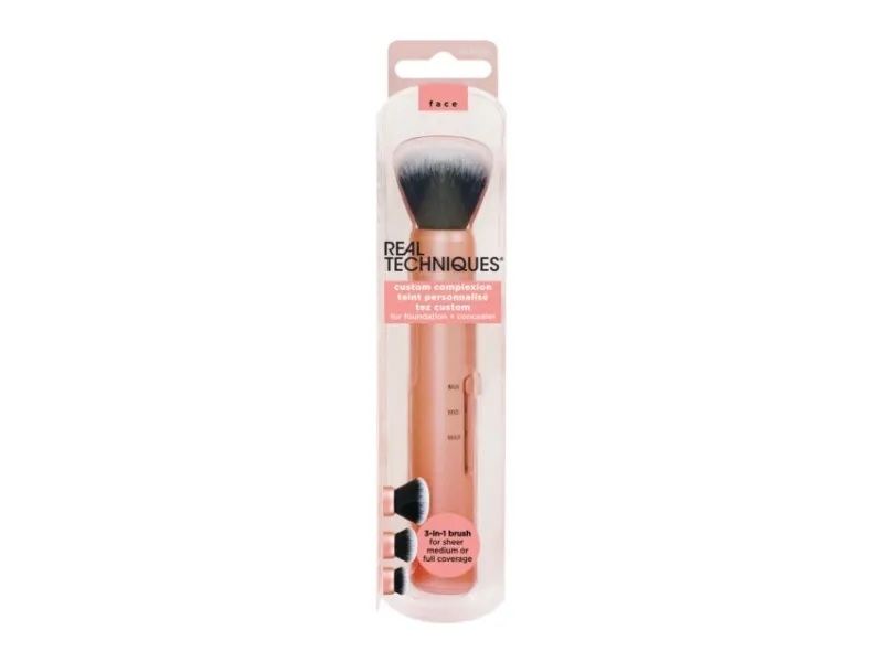 Real Techniques REAL TECHNIQUES_Custom Complexion 3in1 Brush makeupbørste med justerbar børstehårstæthed