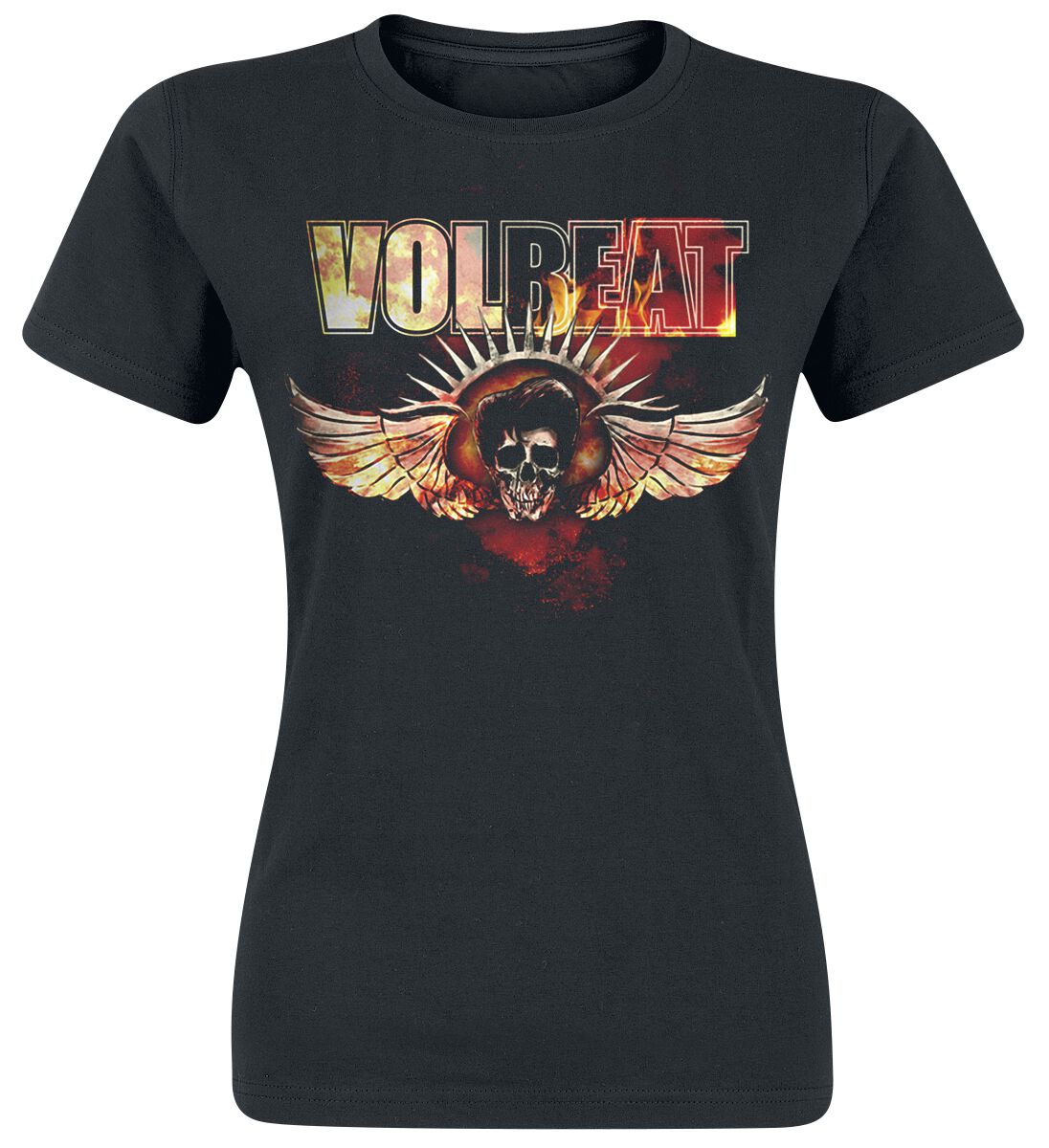Burning Skullwing | Volbeat T-Shirt Manches courtes