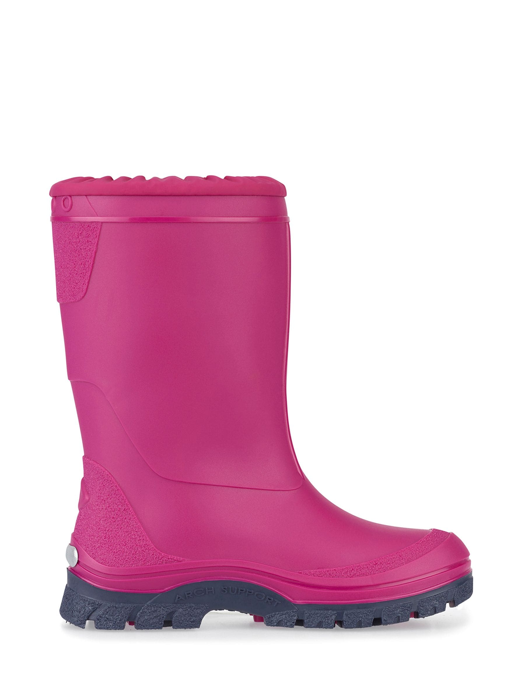 Start Rite - Mudbuster - Behaaglijke warme roze regenlaarzen met fleece voering