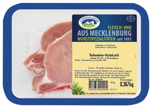 Ludwigsluster Schweine-Stielkotelett