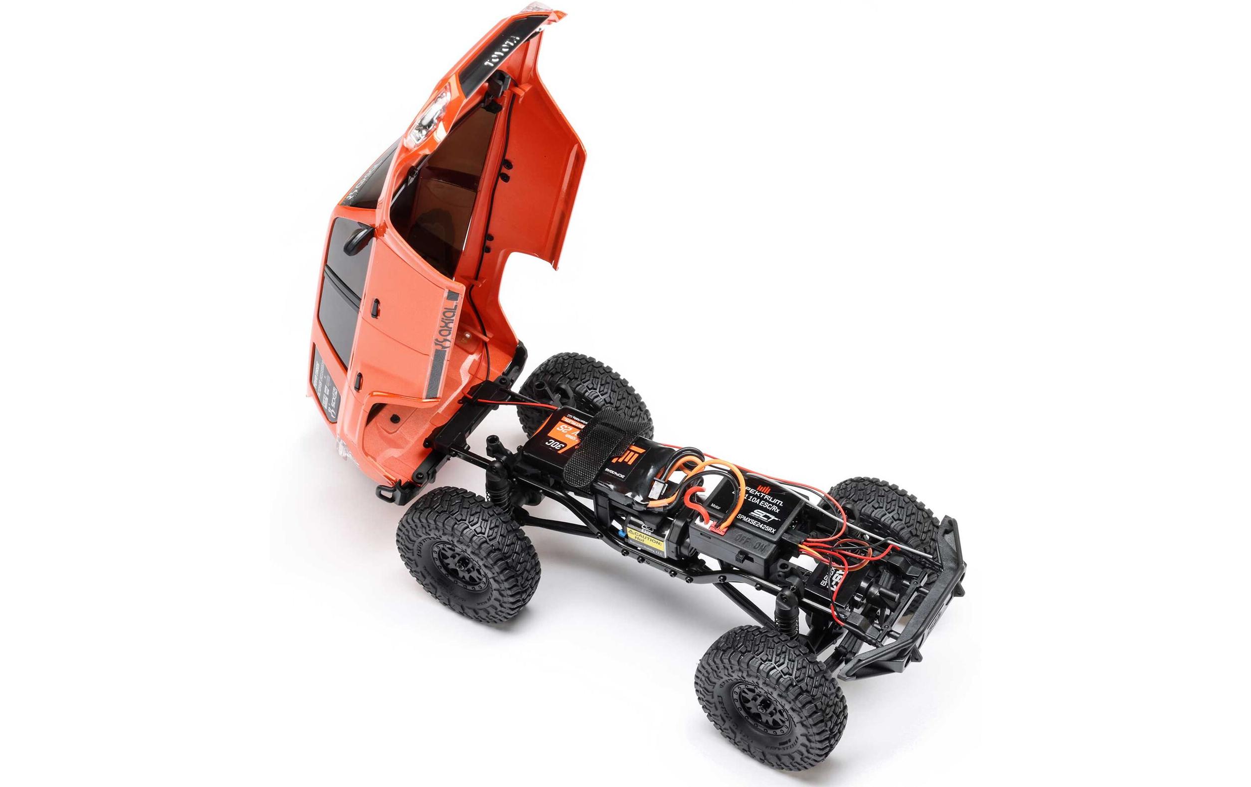 Scale Crawler SCX24 Toyota 4Runner 1:24 RTR - Orange<br>Rock Crawler Brushed 4WD mit Akku & Ladegerät