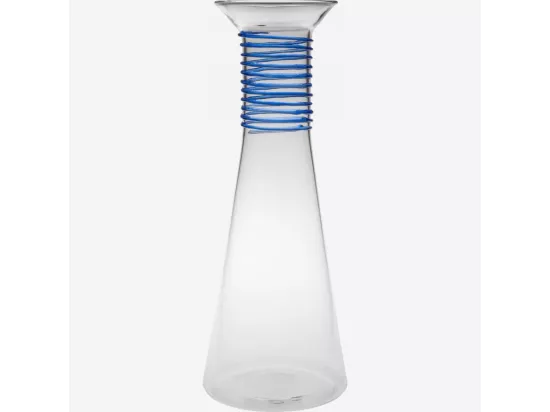 HABITAT - Carafe en verre - 1,1 L - Bleu - Design by Chloé Le Cam - Upie