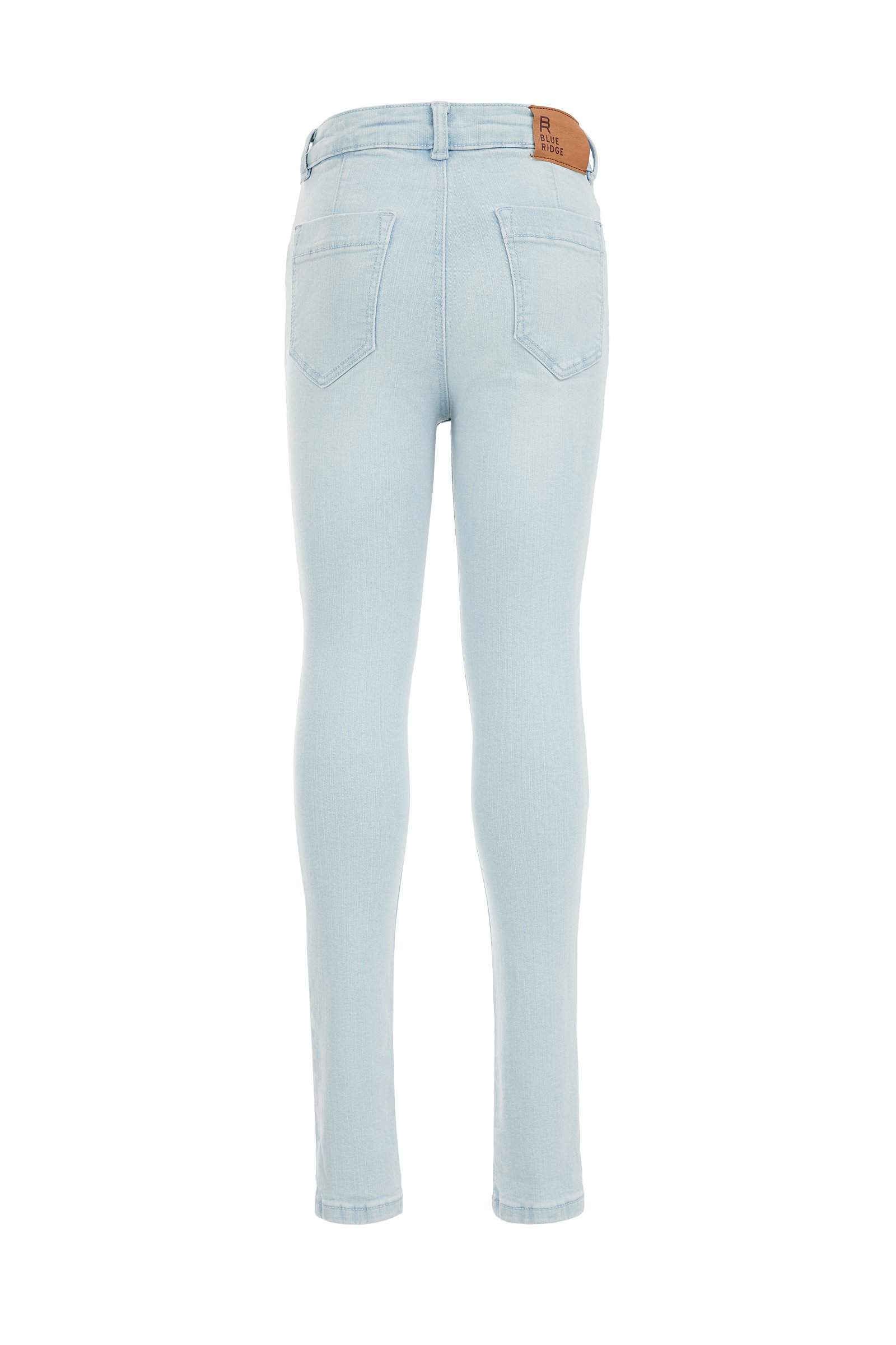 Meisjes super skinny jegging met stretch Blue Ridge IJsblauw