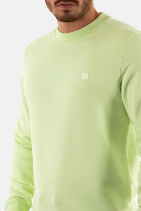 sweat calvin klein jeans embro badge lt6 exotic mint