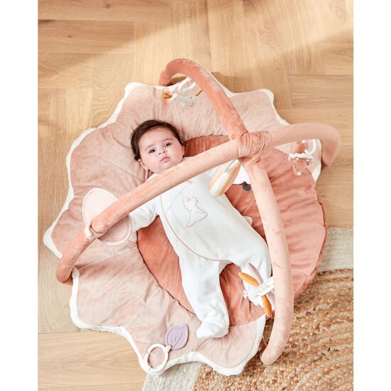 Popsie, Gigi & Louli Tapis d'éveil Popsie Veloudoux   Rose poudré        de               Noukies