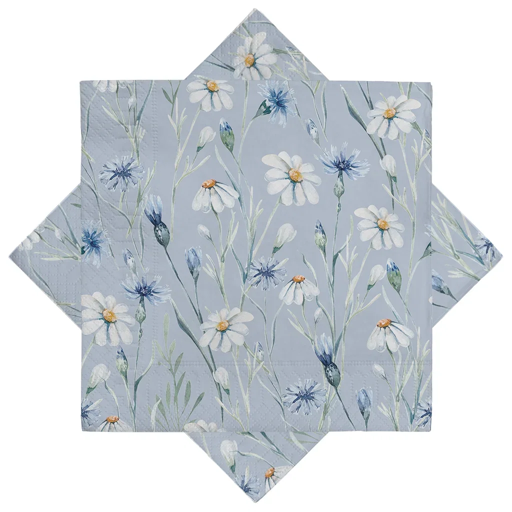 Serviett Markblomster 20 pk
