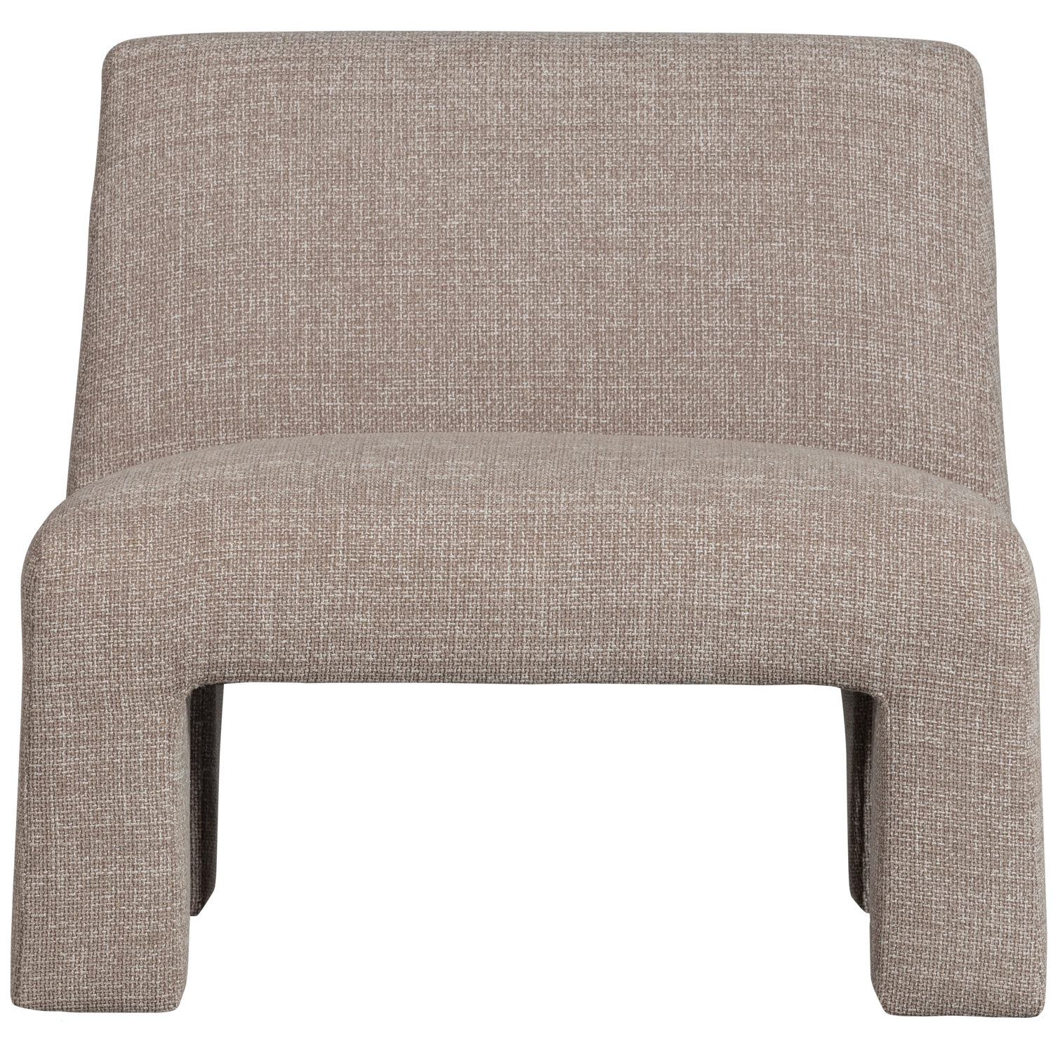 WOOOD Lavid Fauteuil - Polyester - Naturel - 73x74x84