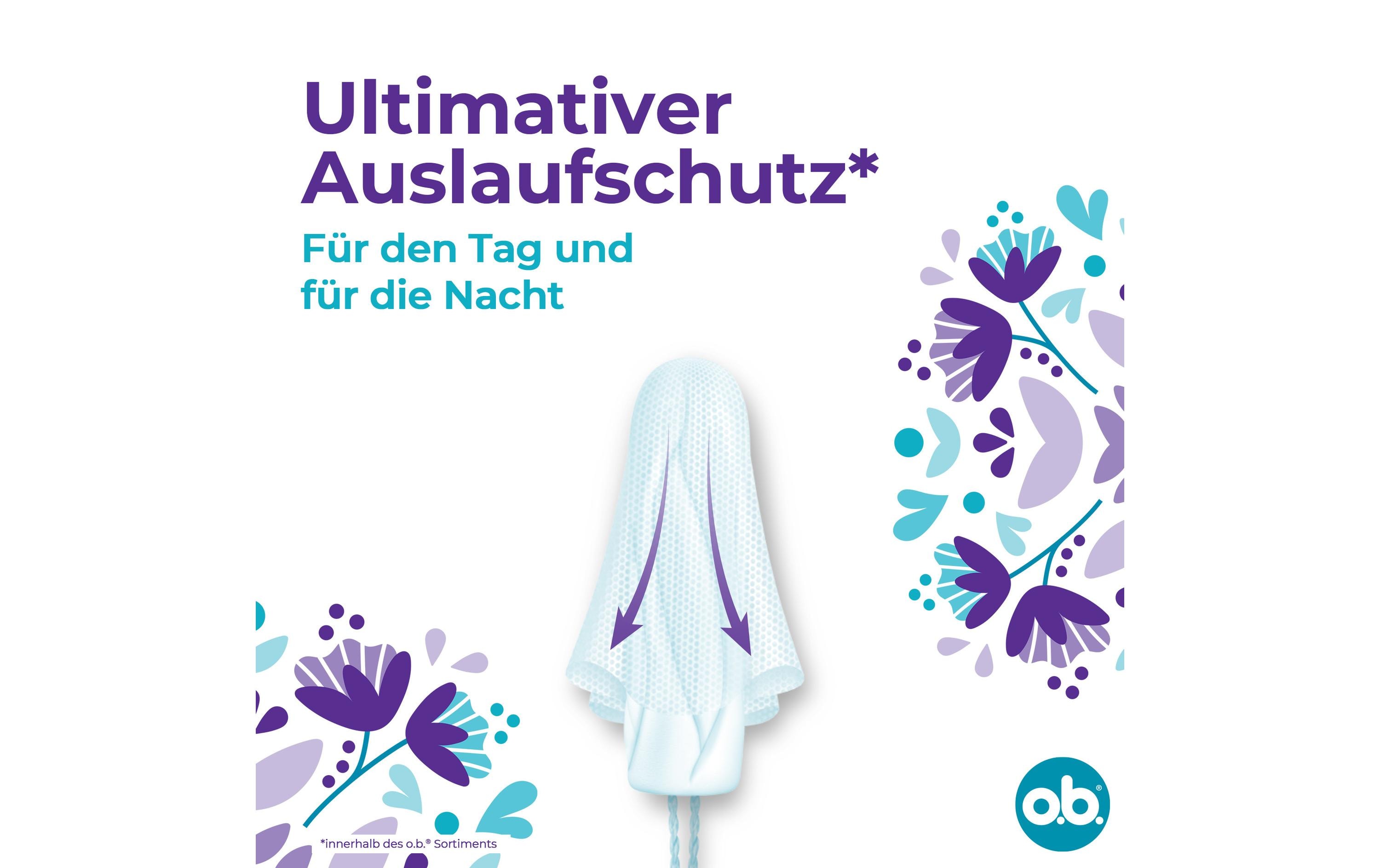Tampons Extra Protect Night Normal 16 StückTampon für mittlere bis starke Tag – ideal für die Nacht
