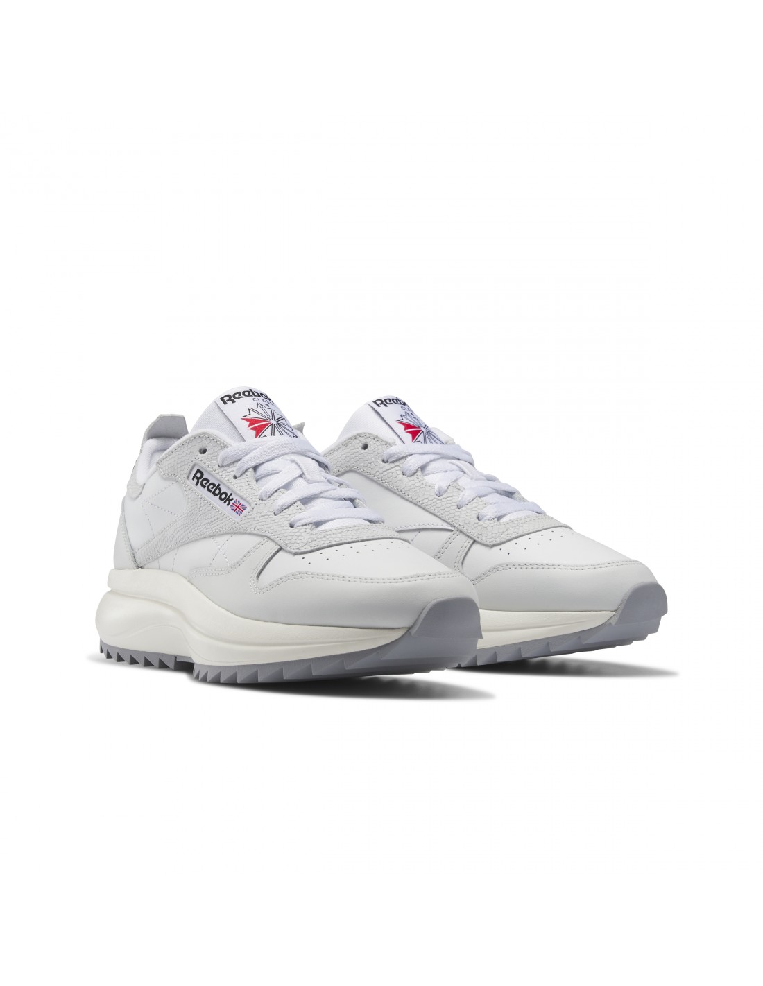 reebok Sneakers compensées femme classic leather sp extra cuir gris