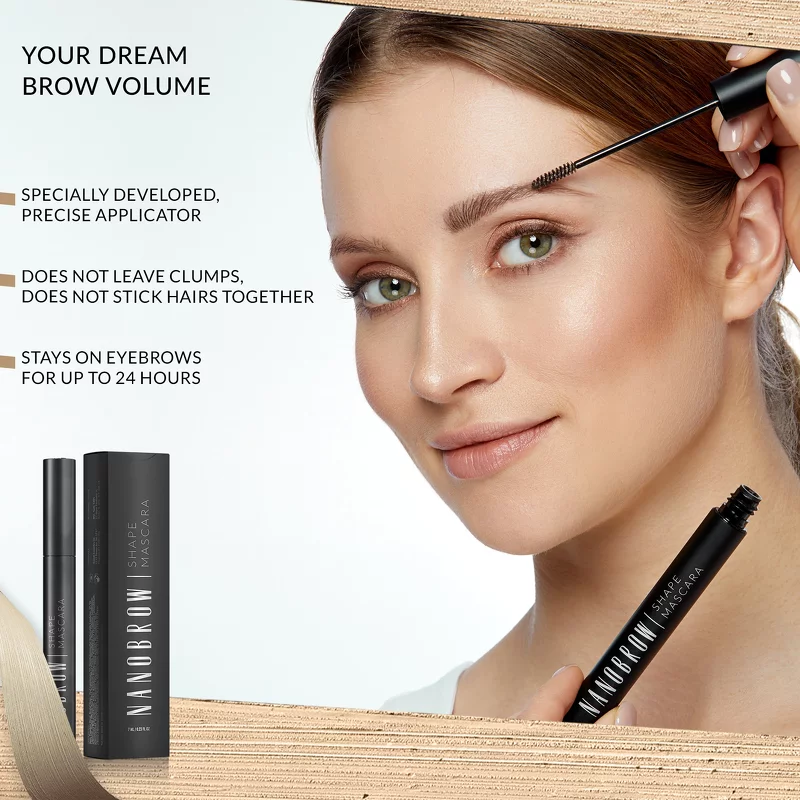 Nanobrow Shape Mascara 7 ml - Light Brown