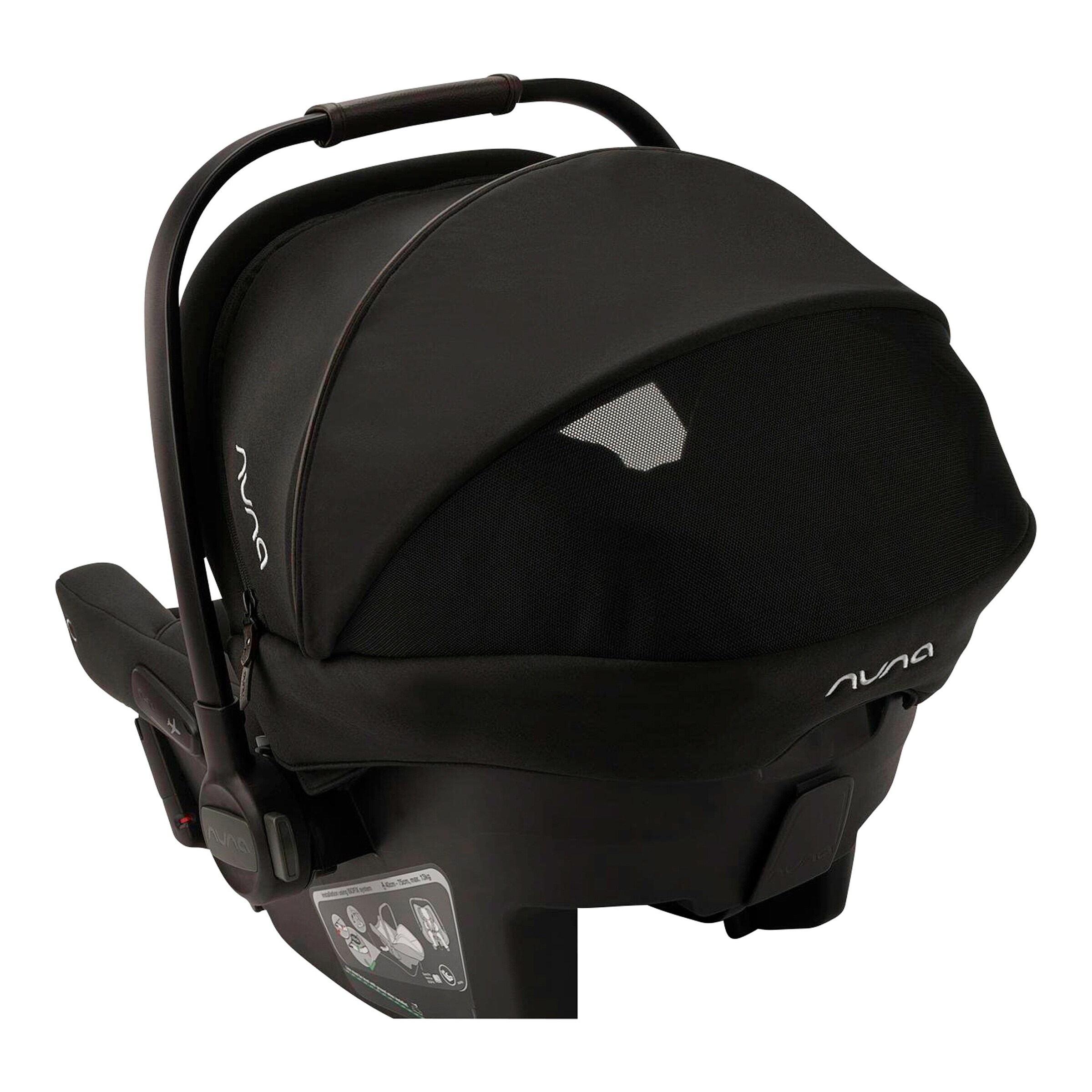 Nuna Babyschale PIPA urbn mit integrierter Isofix-Basis Caviar