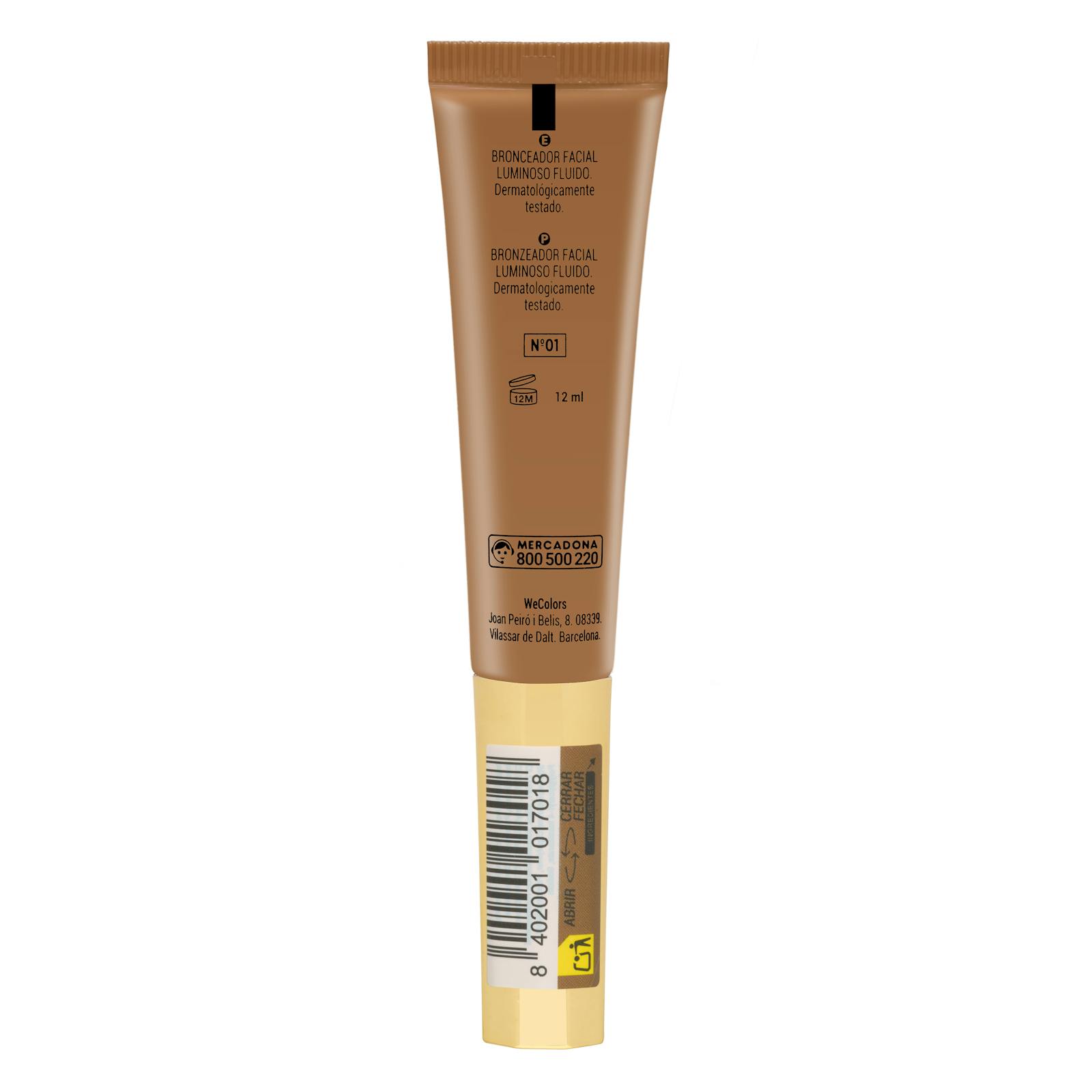 Deliplus 01 Fluide bronzant lumineux pour le visage