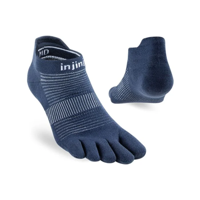 Injinji Unisex Strømper Run Light Weight No-show Blå