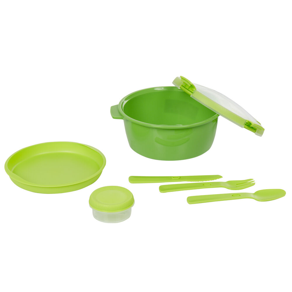 Boîte alimentaire curver ronde verte 1,6 L