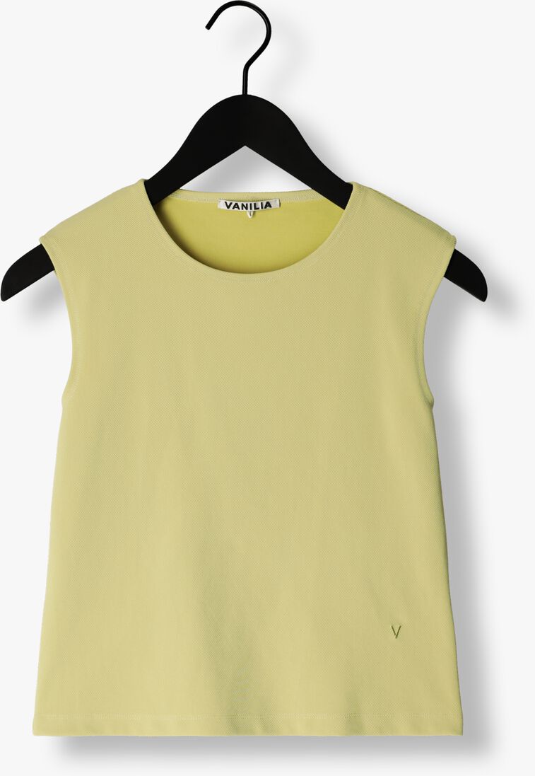 VANILIA groene vanilia top twill sleeveless
