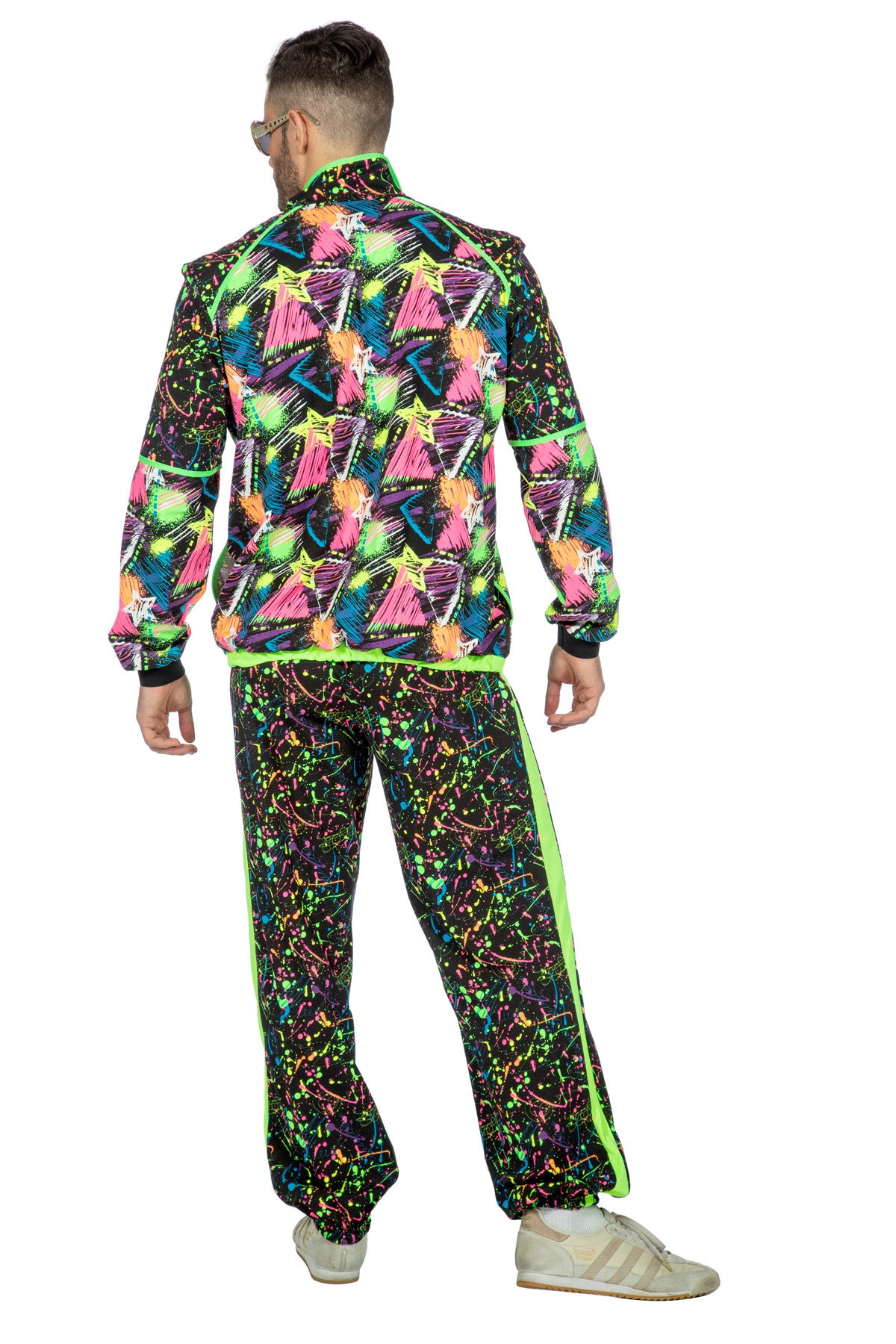 Trainingspak Jaren 80 Neon