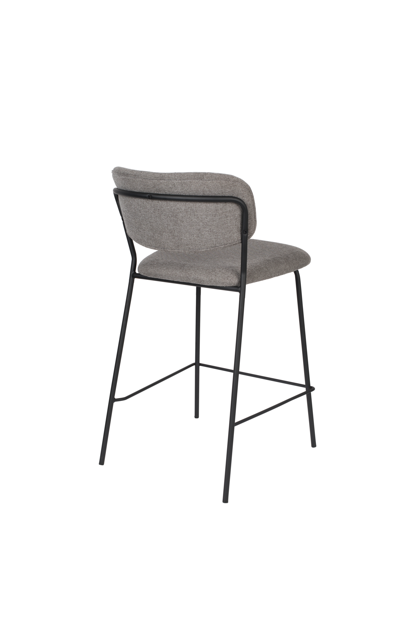 Barkruk Jolien zwart/grijs - set van 2