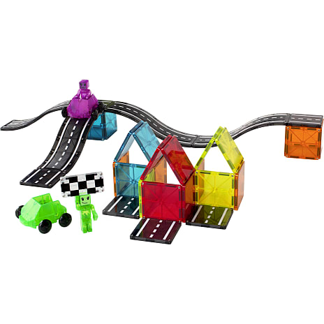 MAGNA-TILES racerbil magnetisk byggesæt 40 dele