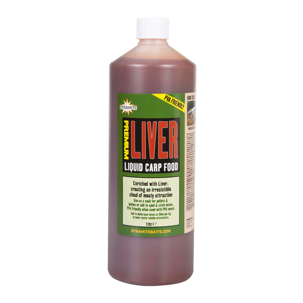 Liquide Premium Attractif Dynamite Baits Carp Food Foie – 1L