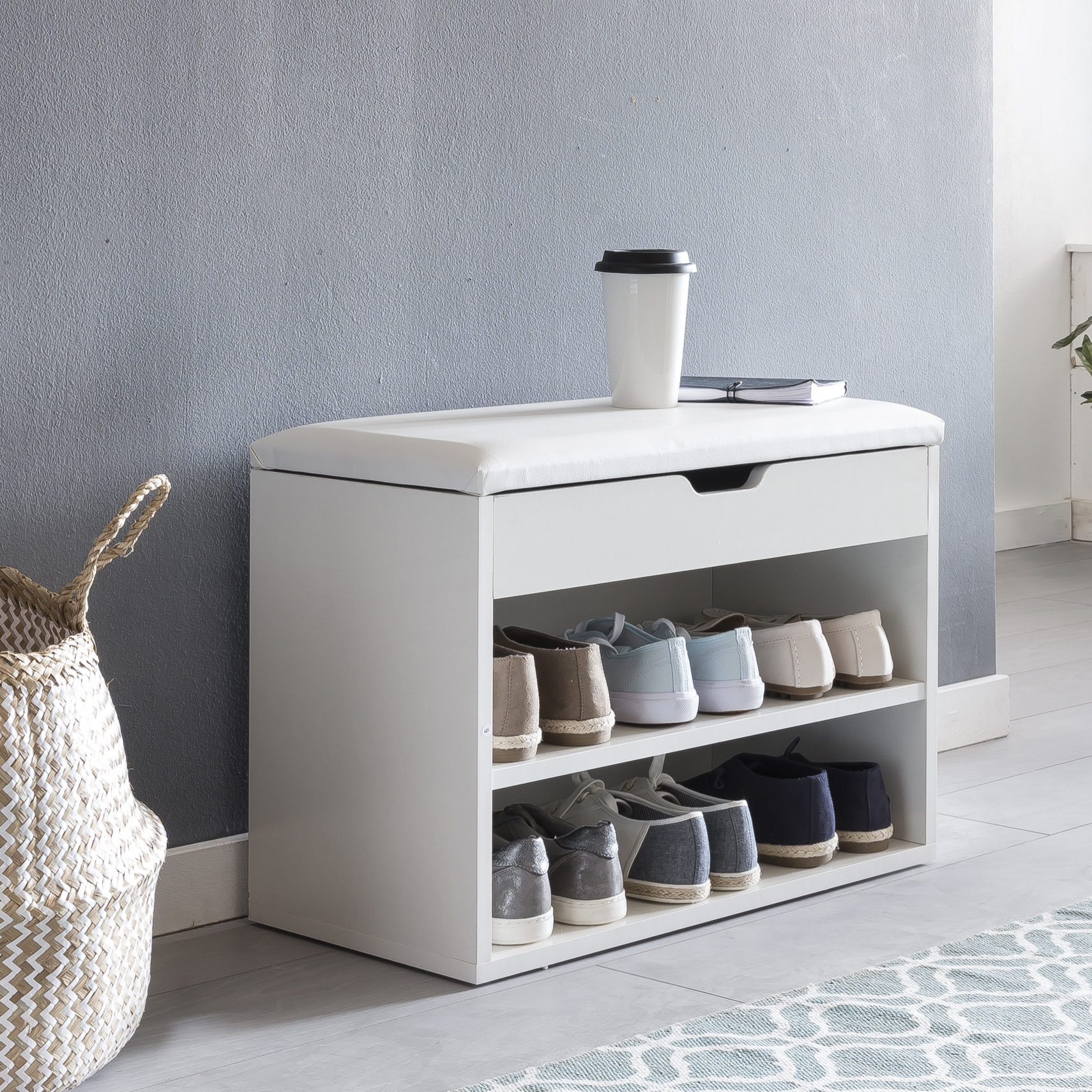 Schuhschrank Weiß