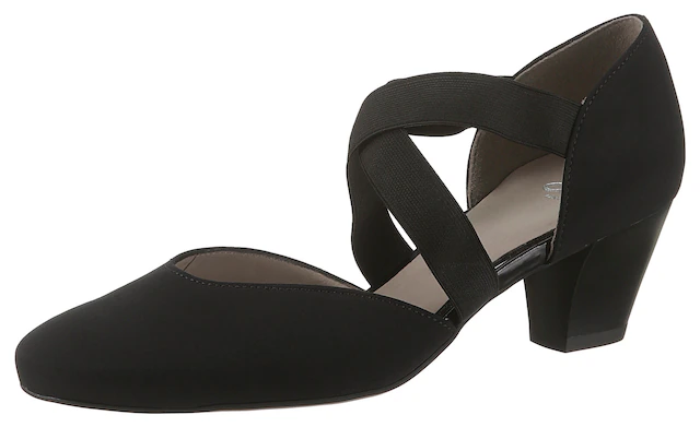 Ara Spangenpumps »TOULOUSE«  , Abendschuh, Festtagsschuh, Trichterabsatzmit elastischen Riemchen