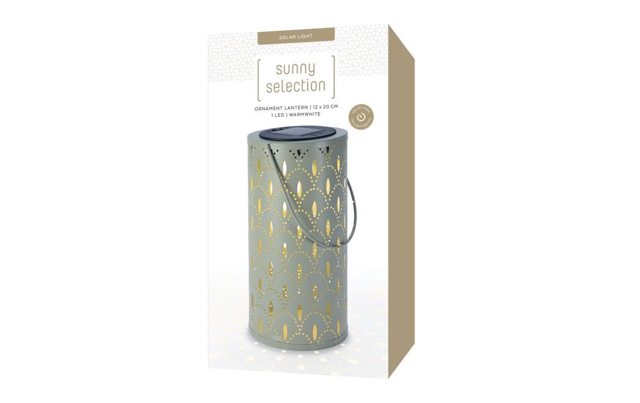 Solar Ornament Lantern GrünDekolicht zum Aufstellen oder Aufhängen