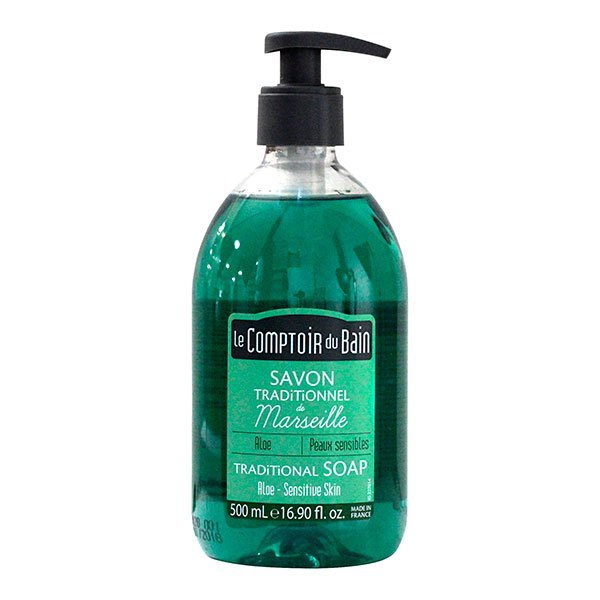 Savon de Marseille liquide 500ml aloe
