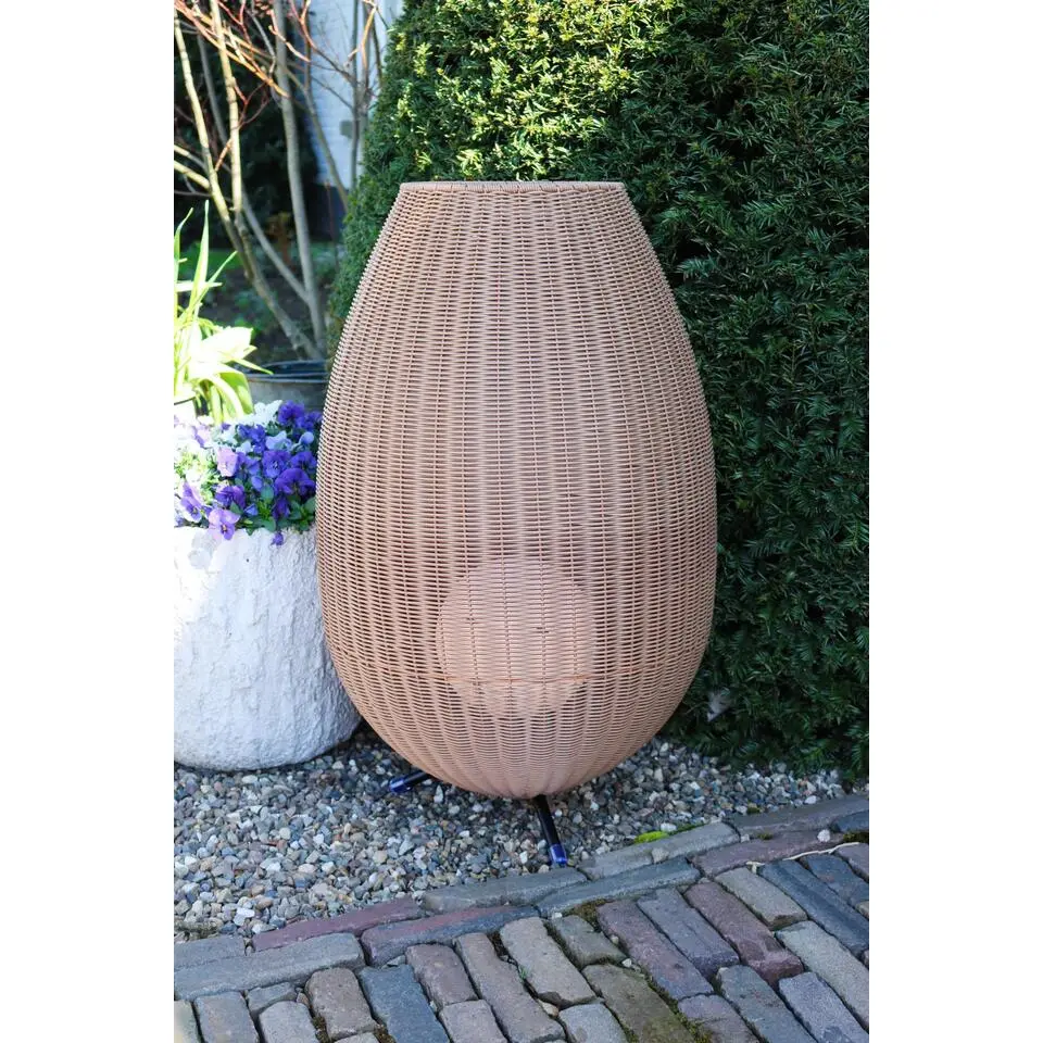 Lucide COLIN IP44 Vloerlamp - Naturel
