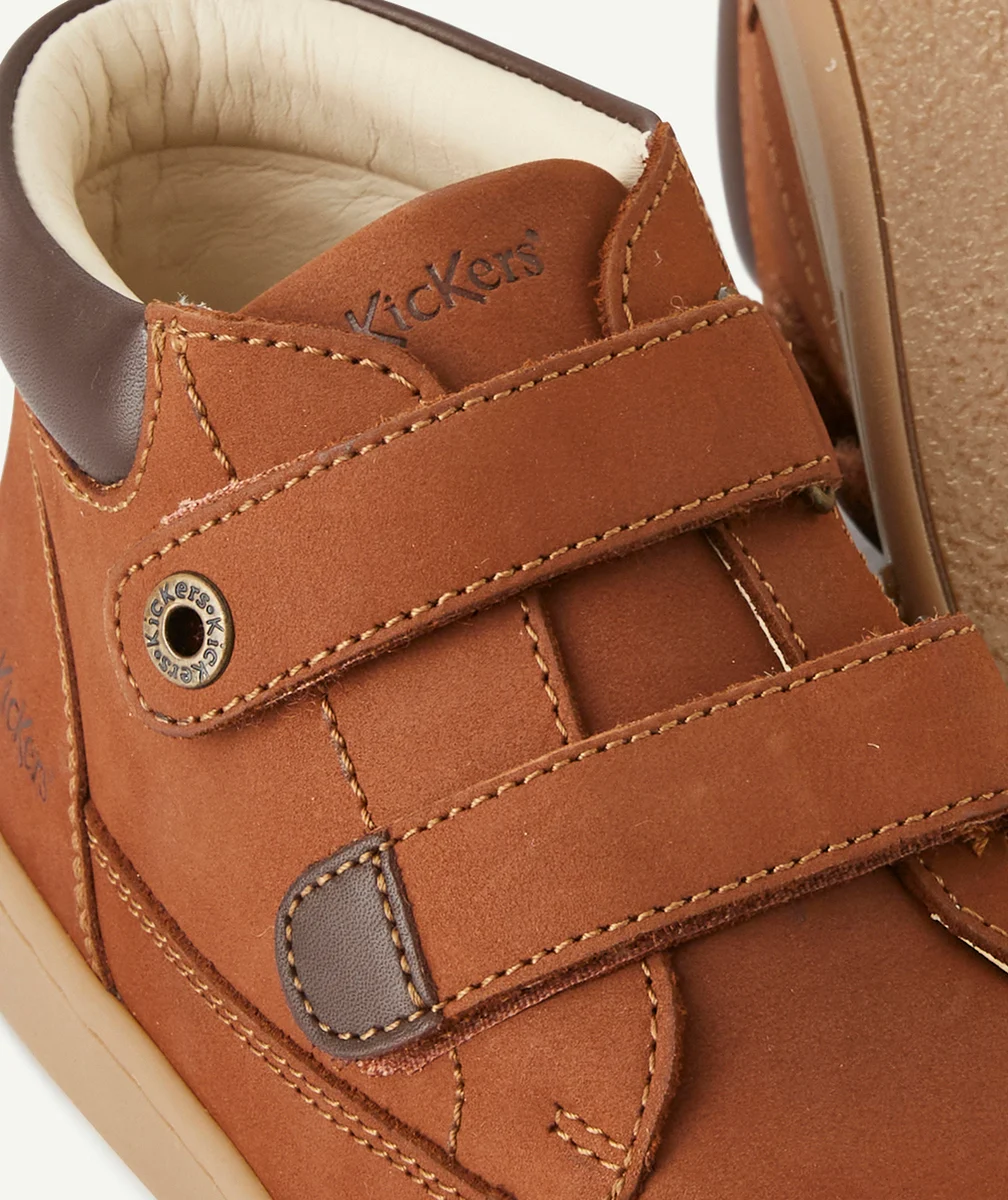 KICKERSCHAUSSURES TACKEASY GARÇON MARRON