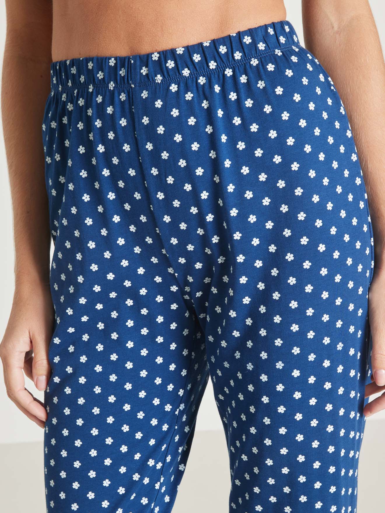 Pantalon de pyjama en maille pur coton