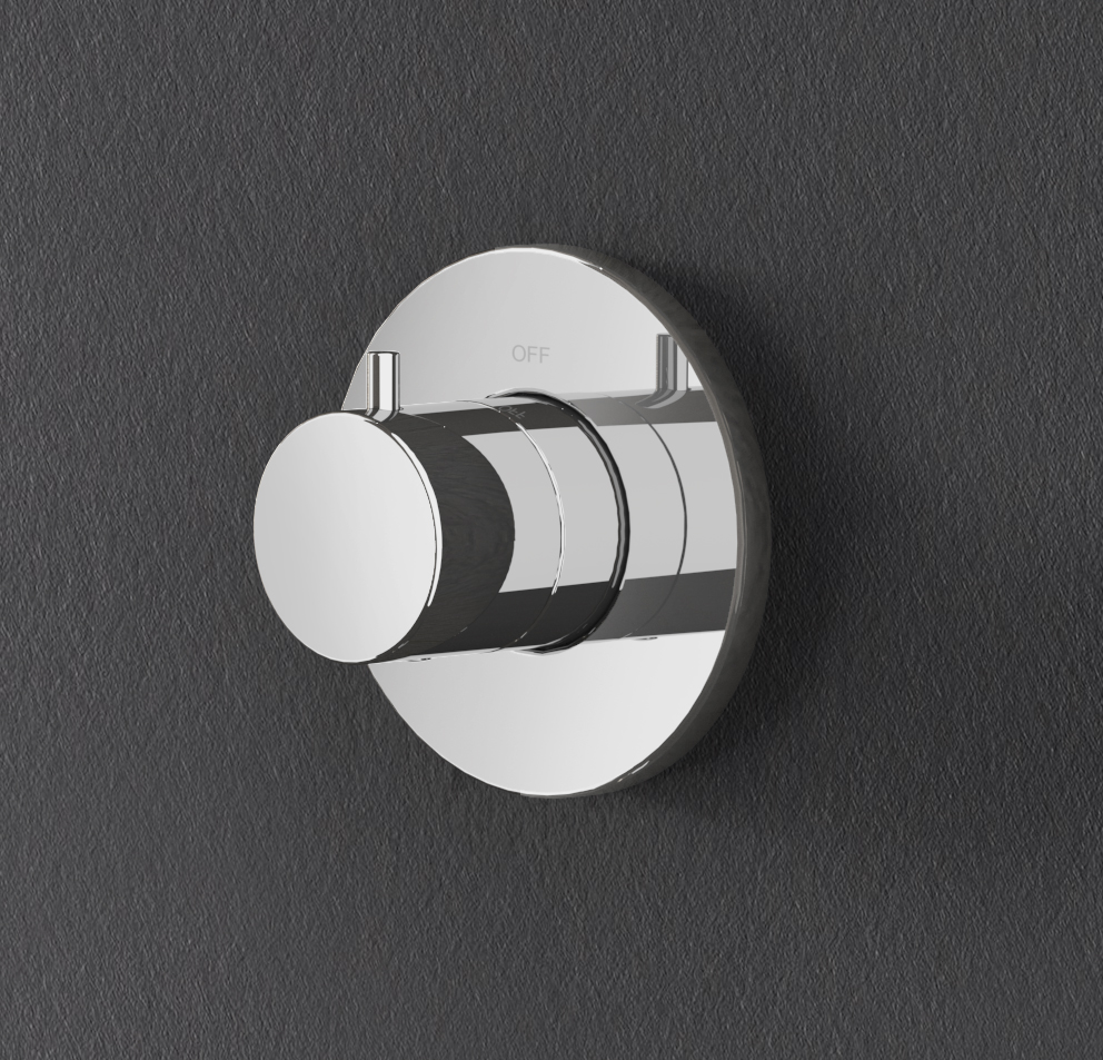 Hotbath Cobber Afbouwdeel stopkraan Chroom B010