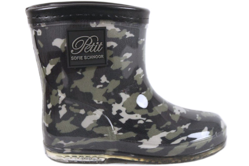 PETIT BY SOFIE SCHNOOR GRØN CAMOUFLAGE GUMMISTØVLE