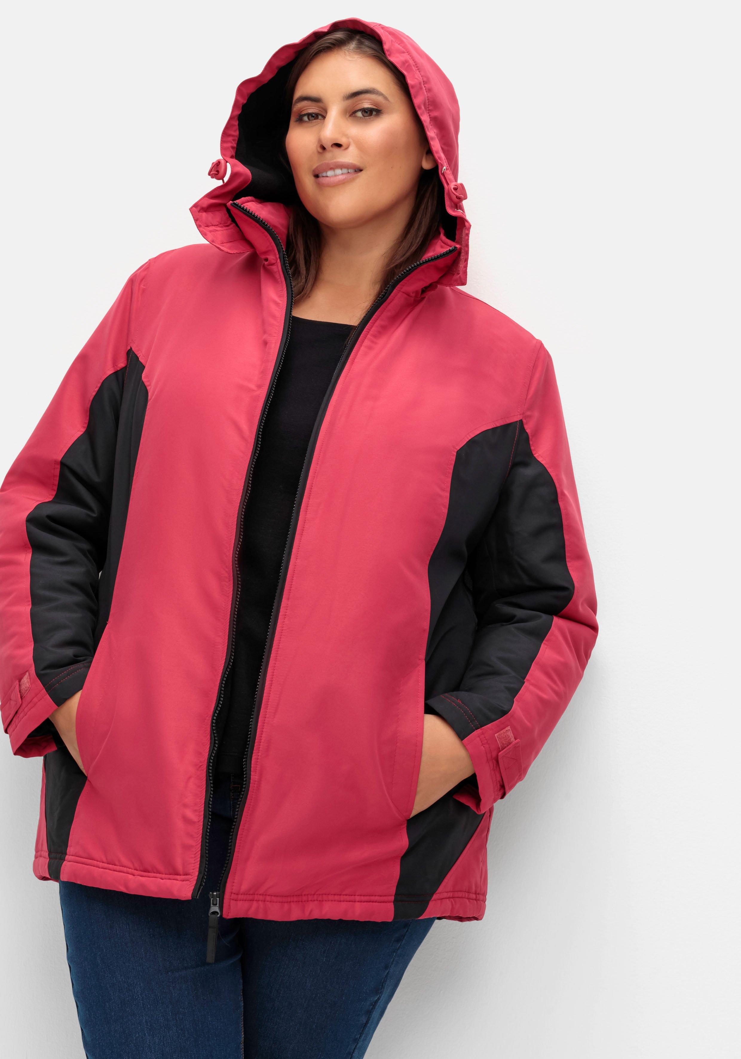 Funktions-Winterjacke mit Kontrastdetails