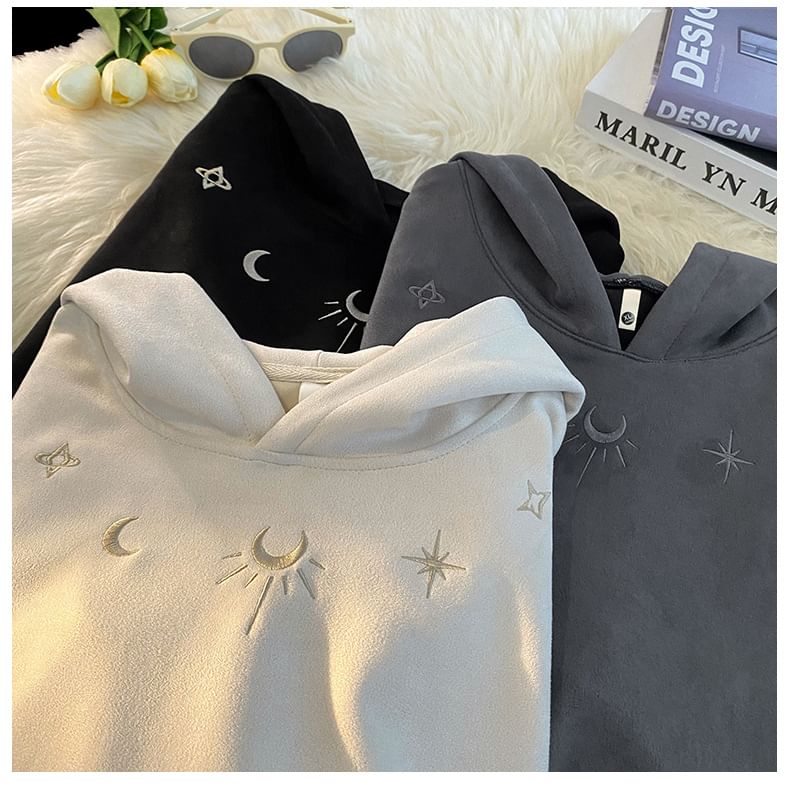Mimiyox - Geborduurde oversized hoodie