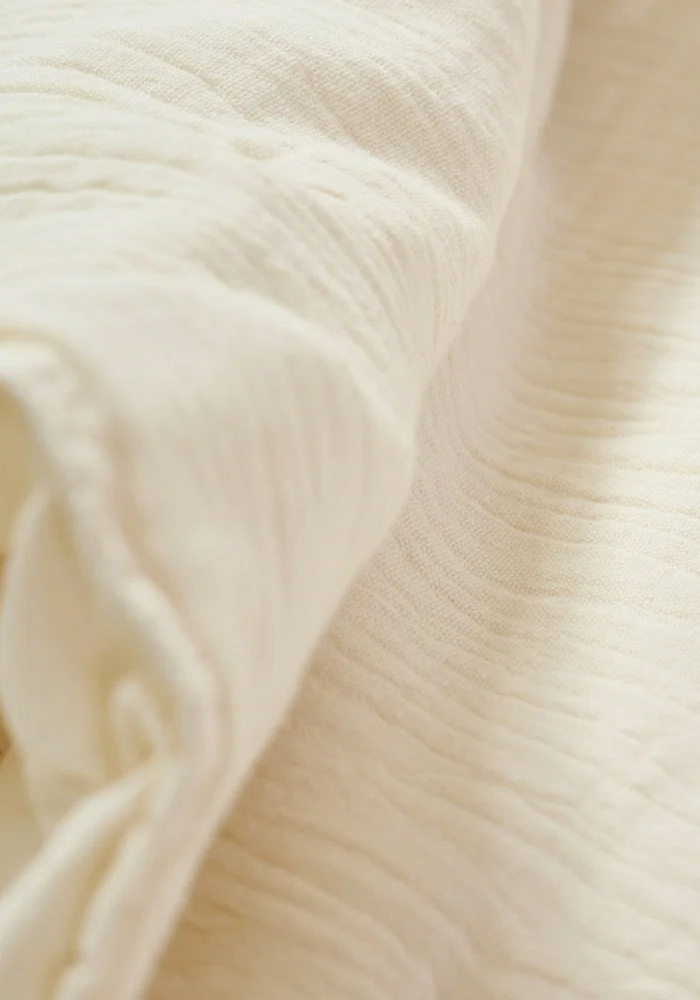 Lavie Wohndecke aus Bio-Baumwolle Nora Quilt Undyed