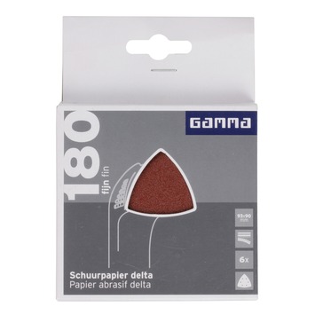 GAMMA schuurstrokendelta k180