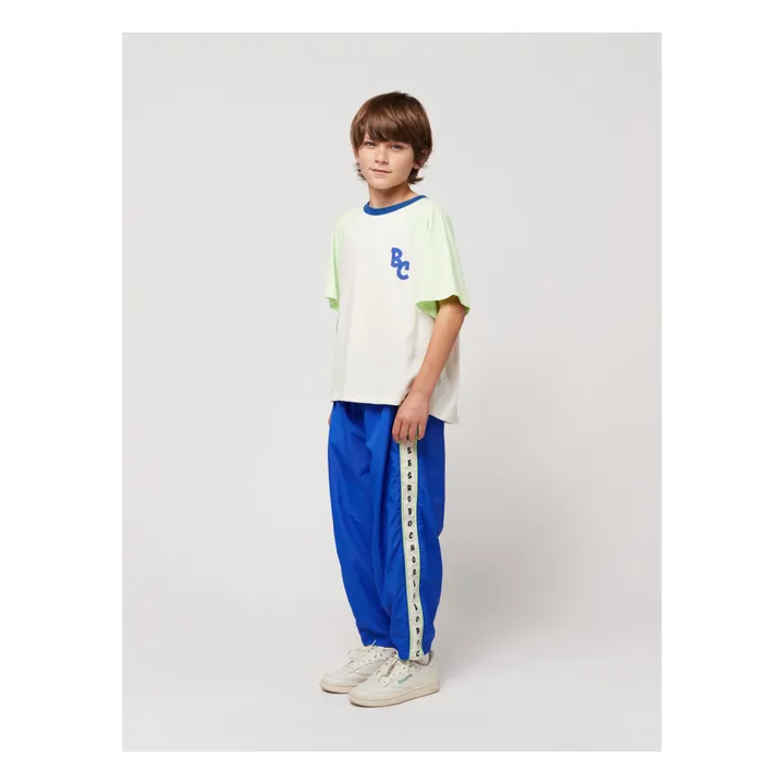 Bobo Choses Jogger Coton Bio Bicolore | Bleu