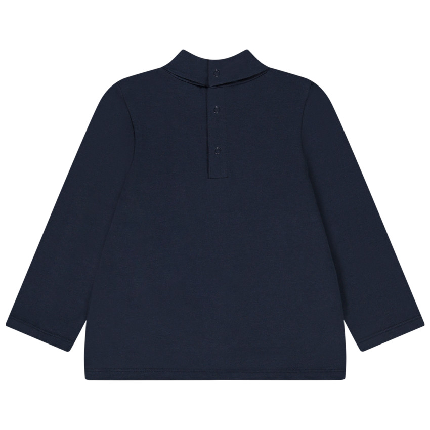 Lot de 2 sous-pulls col roulé unis pour bébé garçon