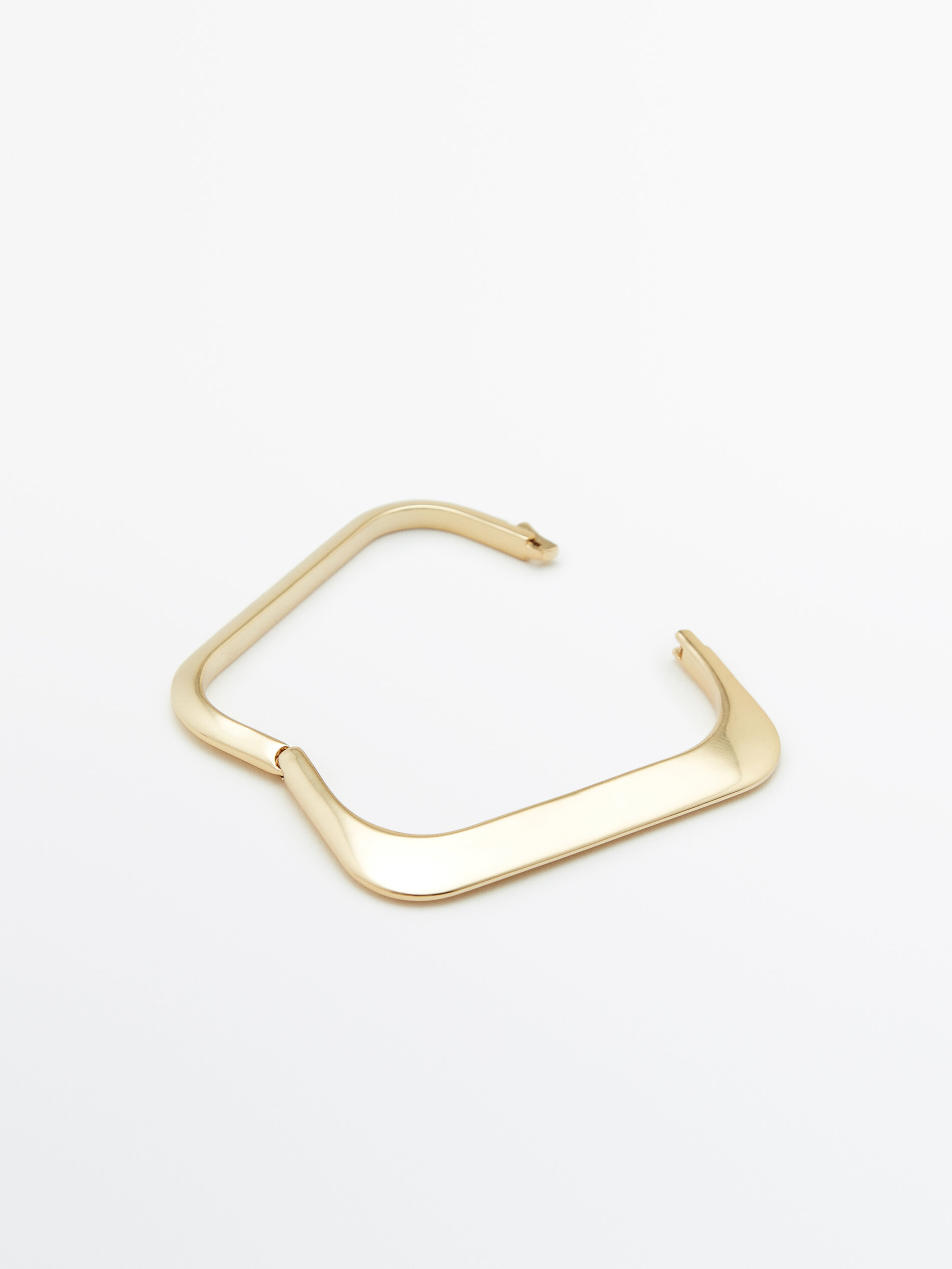 Pulseira quadrada dourada - DORADO