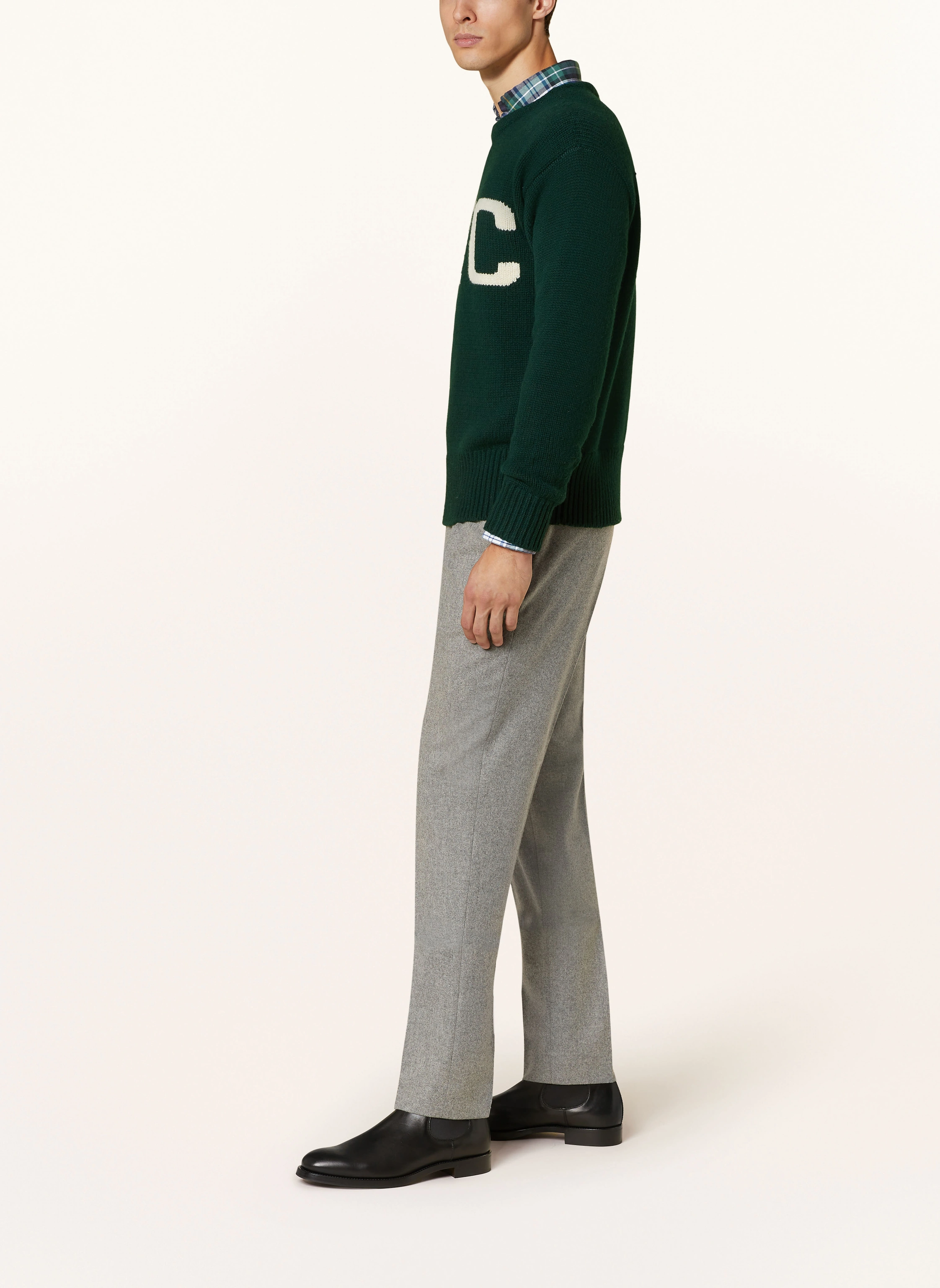 POLO RALPH LAUREN Flanellhose Slim Fit