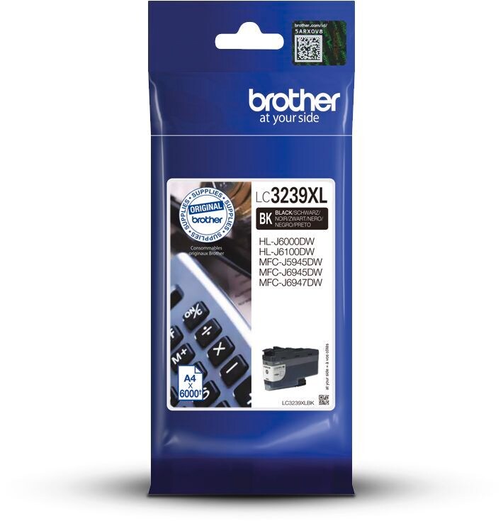 Brother Tintenpatrone LC-3239BK Schwarz (ca. 6000 Seiten)