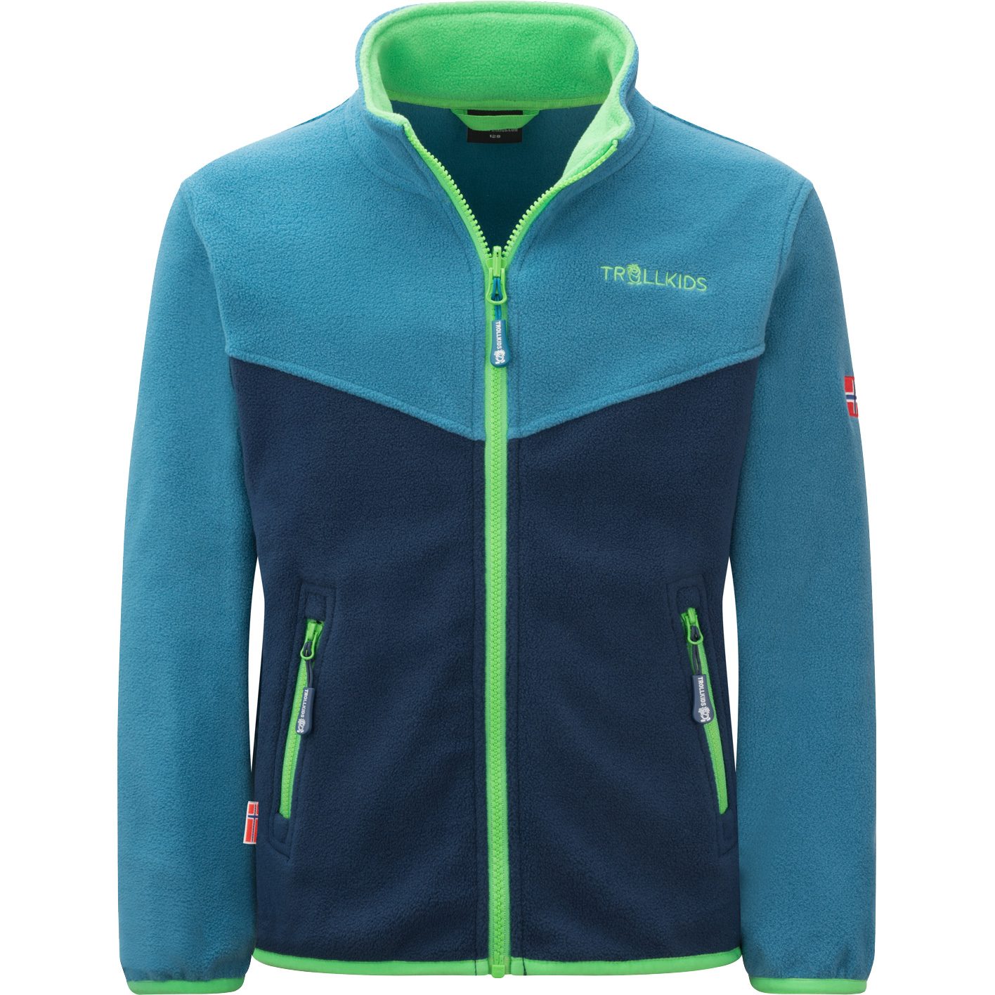 Trollkids Bryggen 3in1 Doppeljacke Kinder fresh green